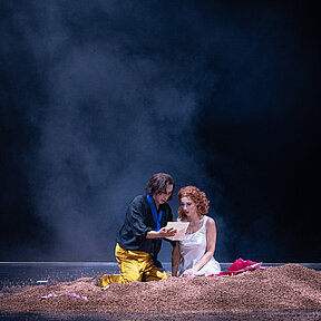 Szene aus der Inszenierung »Werther«.