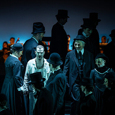 Bühnenimpressionen aus der Inszenierung »Wozzeck«.