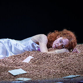 Szene aus der Inszenierung »Werther«.