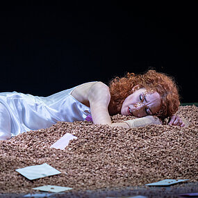 Szene aus der Inszenierung »Werther«.