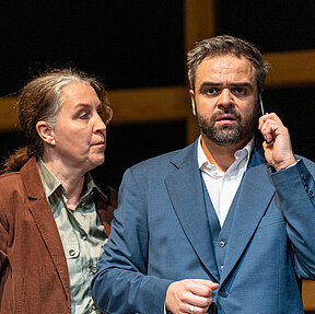 Bühnenimpressionen aus »Achtsam Moorden«