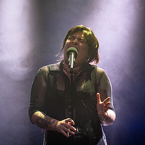 Bühnenimpressionen von "Melodien für Moneten".