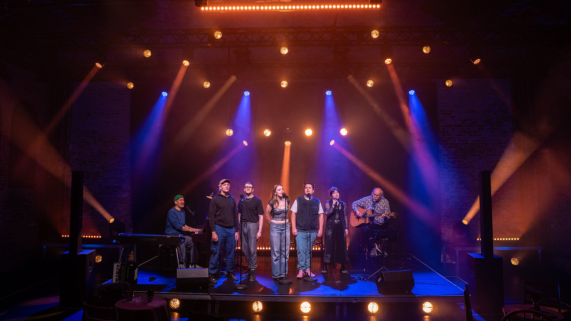 Bühnenimpressionen von "Melodien für Moneten".