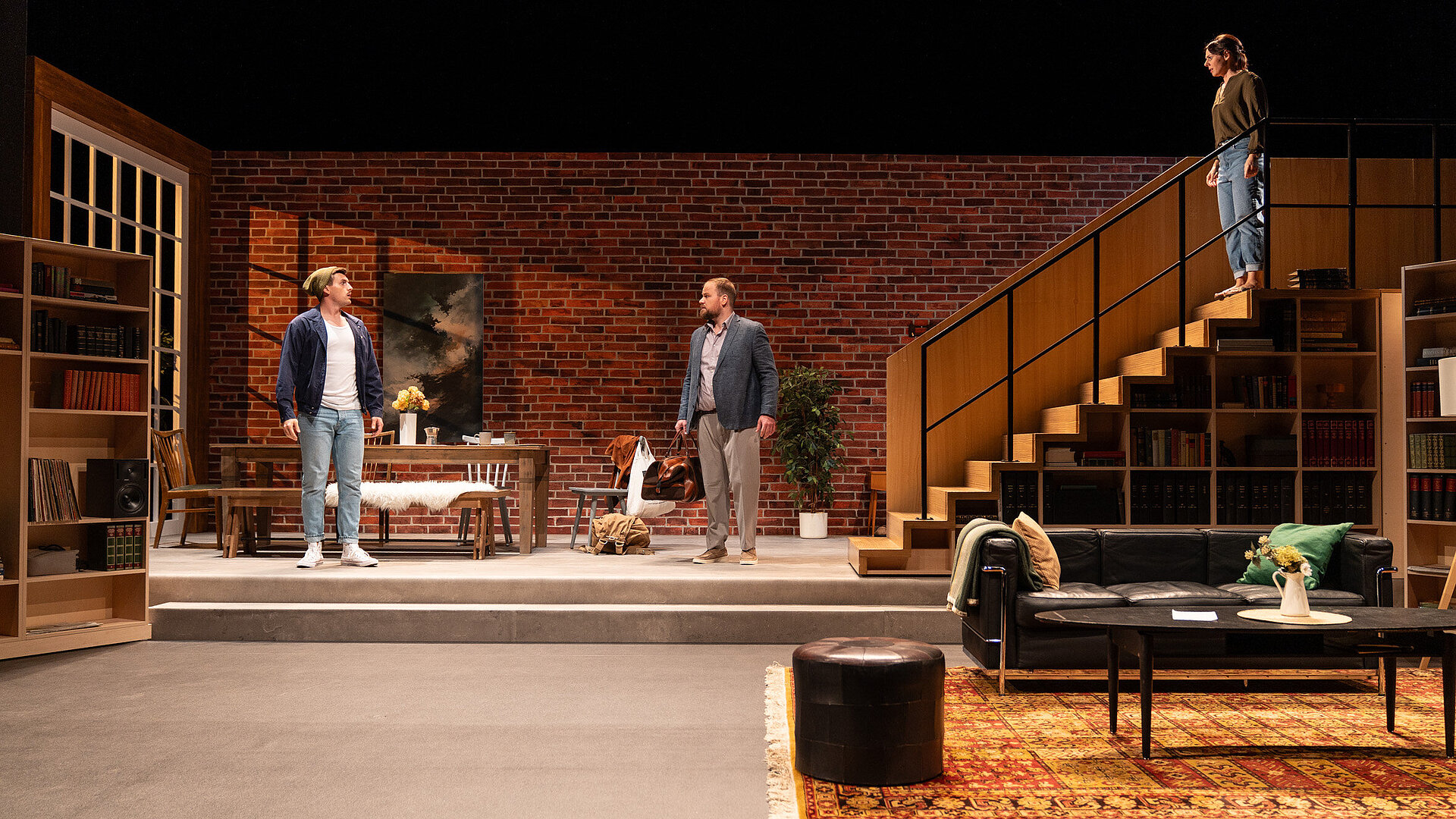 Szene aus "De leven Öllern / Die lieben Eltern" vom Niederdeutschen Schauspiel.