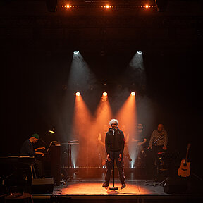 Bühnenimpressionen von "Melodien für Moneten".