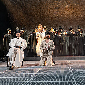 Bühnenimpressionen aus der Inszenierung »Wozzeck«.
