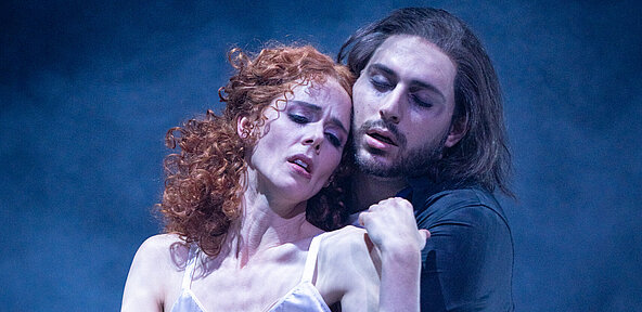 Szene aus der Inszenierung »Werther«.