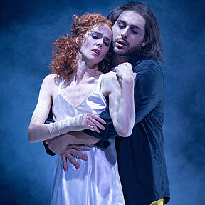 Szene aus der Inszenierung »Werther«.