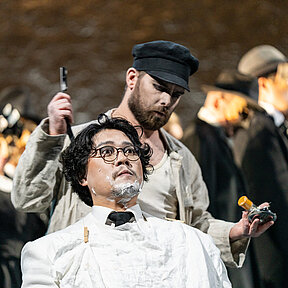 Bühnenimpressionen aus der Inszenierung »Wozzeck«.