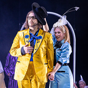 Szene aus der Inszenierung »Werther«.