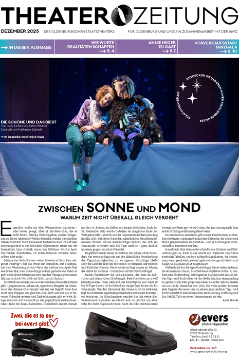 Titel Theaterzeitung Dezember 2025