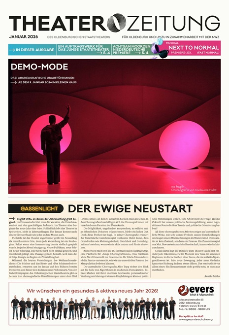 Titel Theaterzeitung Januar 2026